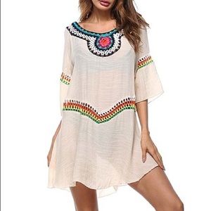 NWT Maison Mascallier | Crochet-Accent Cover-Up